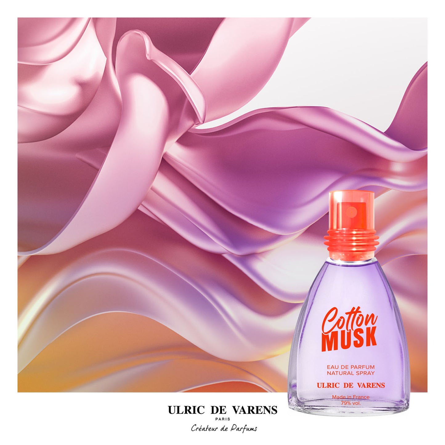 Ulric de Varens Set Mini Cotton Musk (3 x 25 ML) Parfum Pour Elle