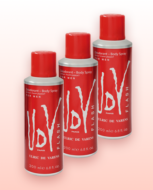 Set 3 x UDV Flash Déodorant