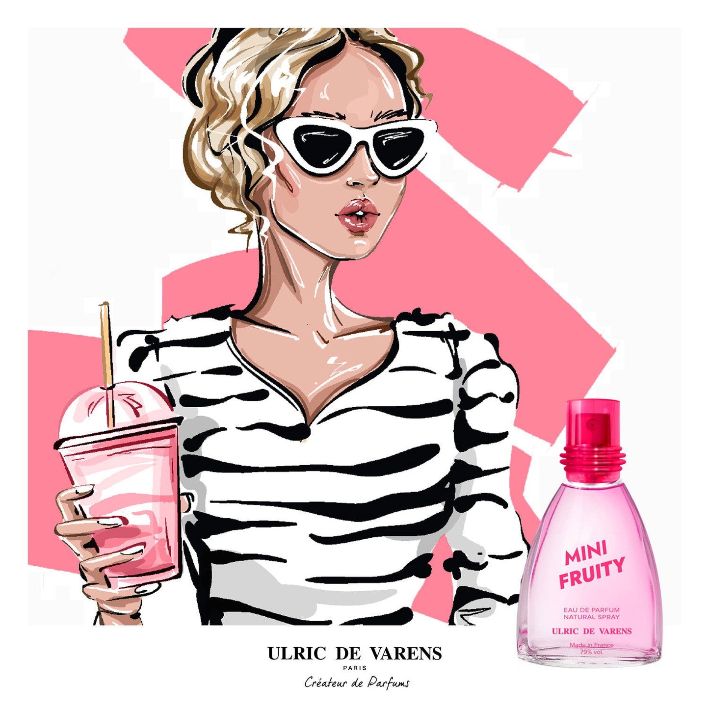 Ulric de Varens Mini Fruity Parfum Pour Elle Fruité Hespéridé Musqué Orange