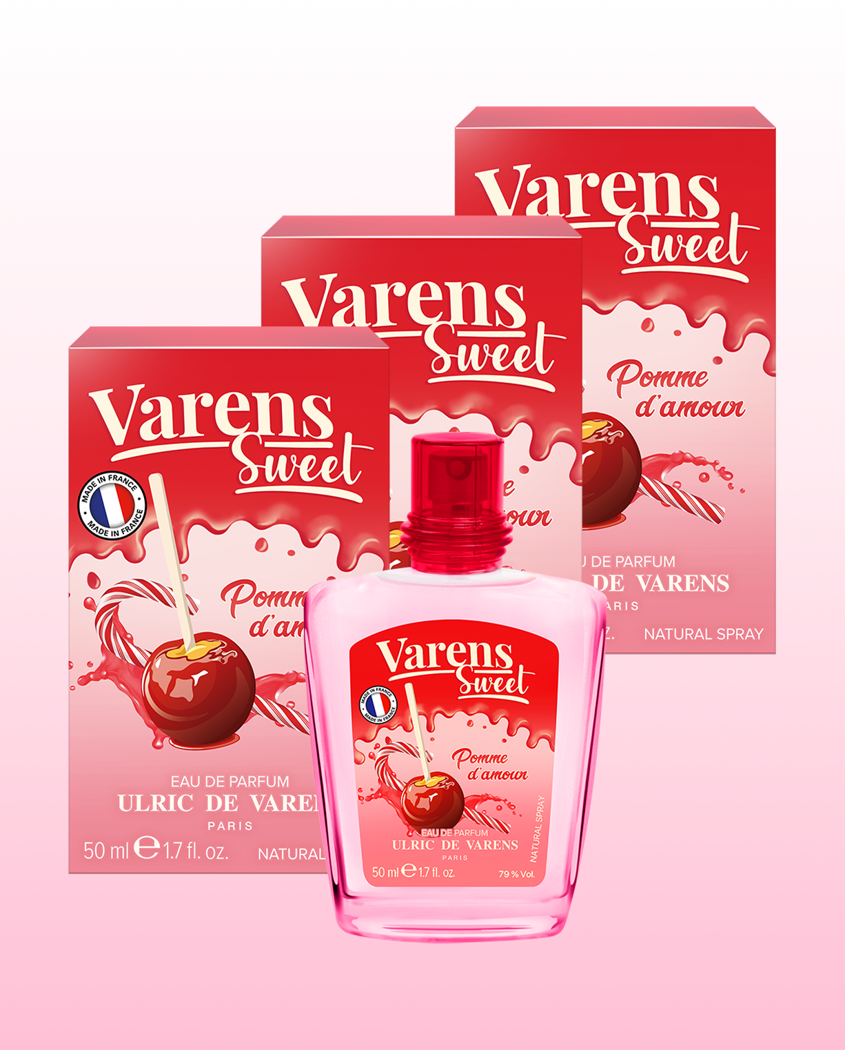 Set Varens Sweet Pomme d'Amour (3 x 50 ML)