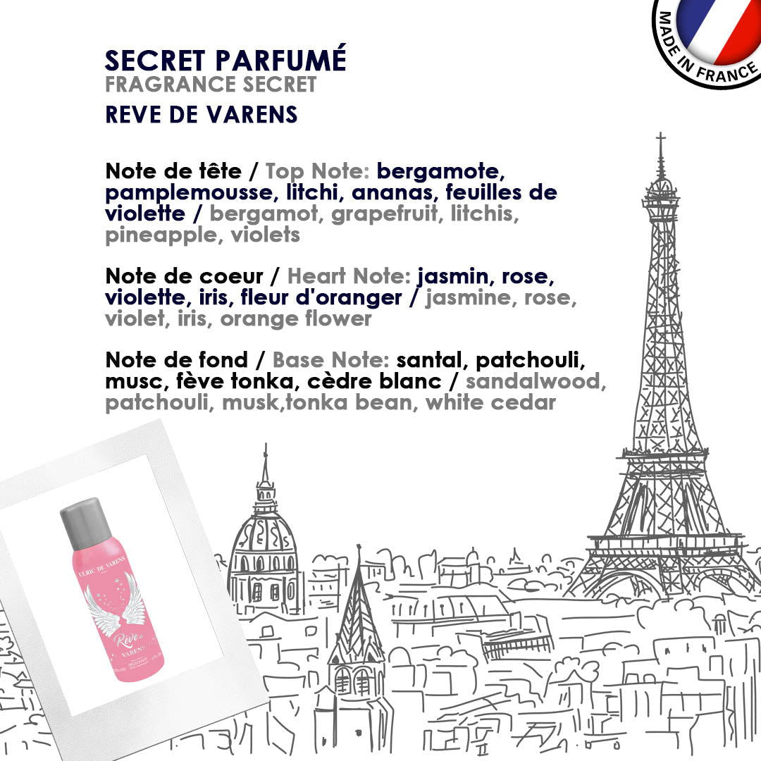 Ulric de Varens Rêve De Varens Déodorant Déodorant Pour Elle Chypré Floral Fruité Musqué Rêve
