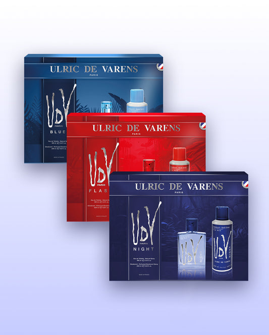 Set of 3 Gift Sets: UDV Night, UDV Blue, UDV Flash
