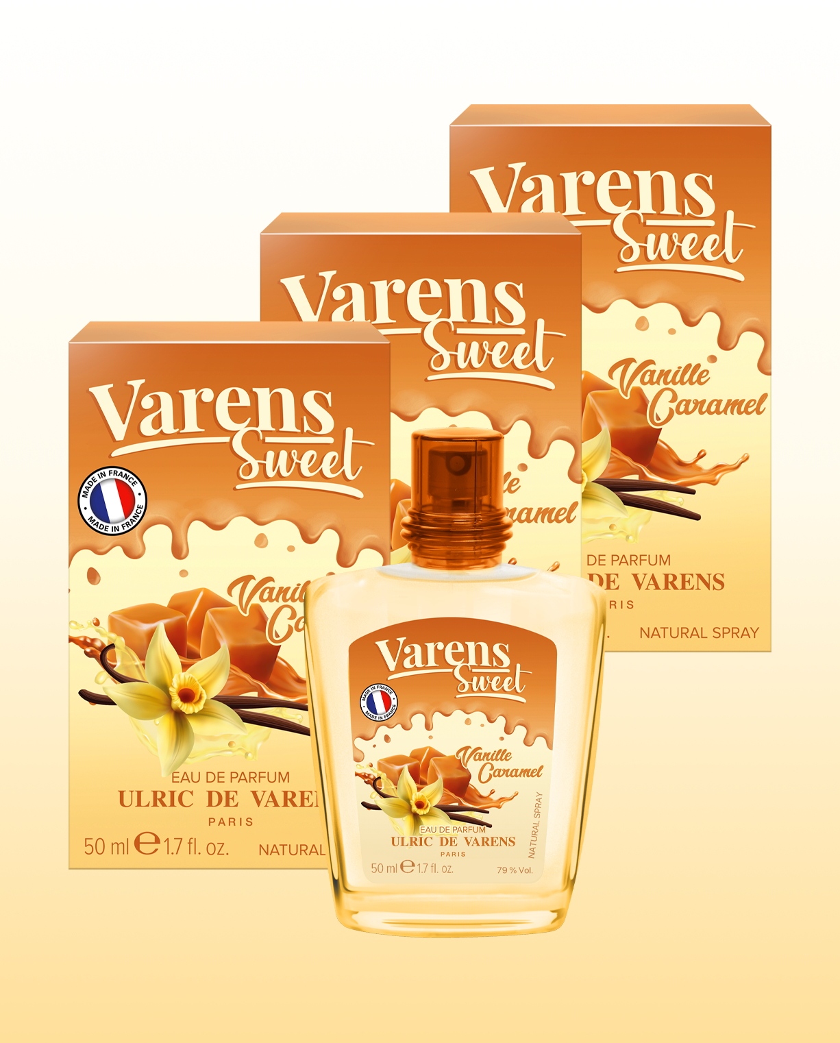Set Varens Sweet Vanille Caramel (3 x 50 ML)