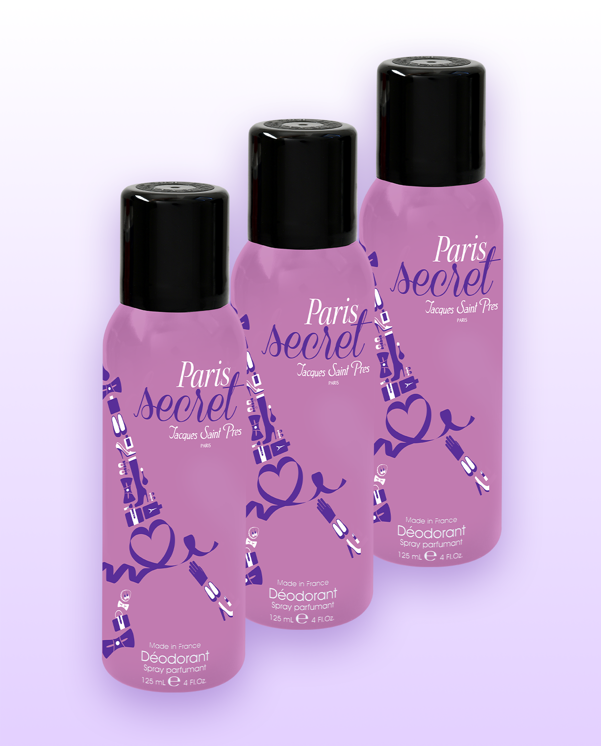 Women Deo 3 Bundle Paris Secret