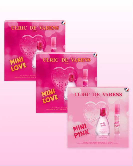 Set 2x Mini Love, Pink Coffrets