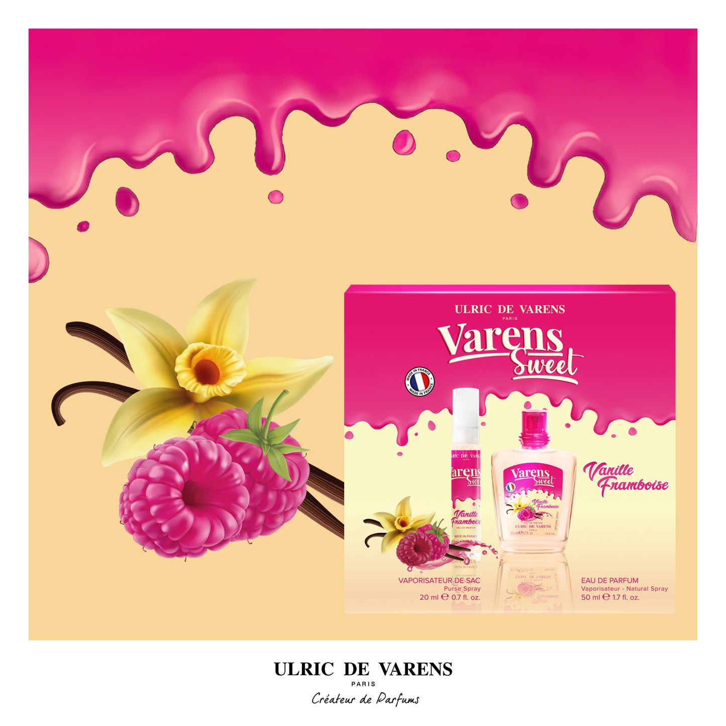 Varens Sweet Vanille Framboise Coffret