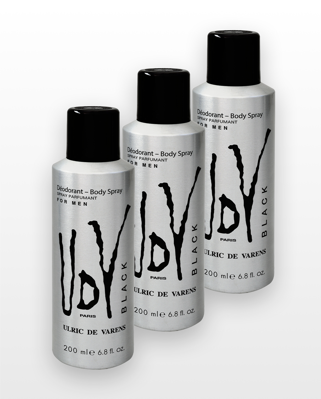 Set 3 x UDV Black Déodorant