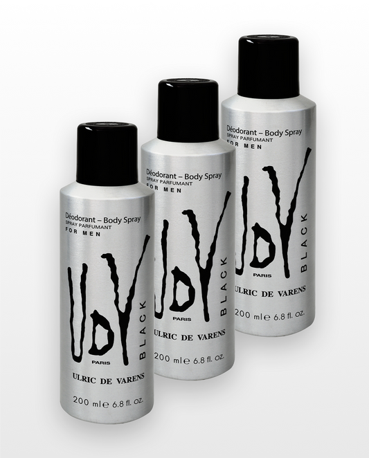 Set 3 x UDV Black Déodorant