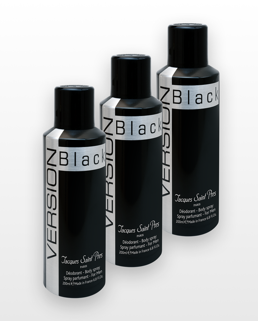 Set 3 x Version Schwarzes Deodorant