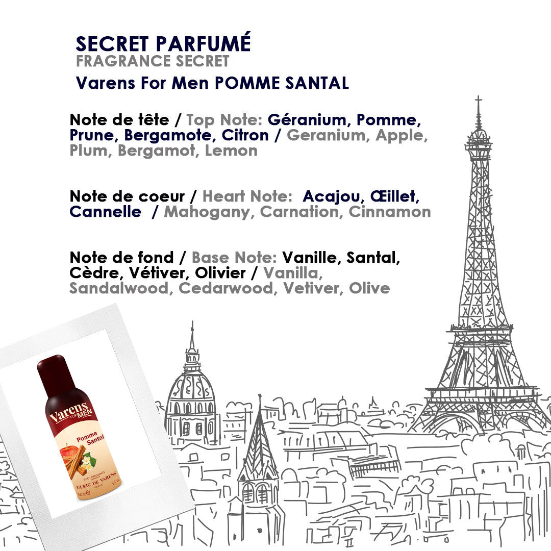 Varens For Men Pomme Santal Body Fragrance