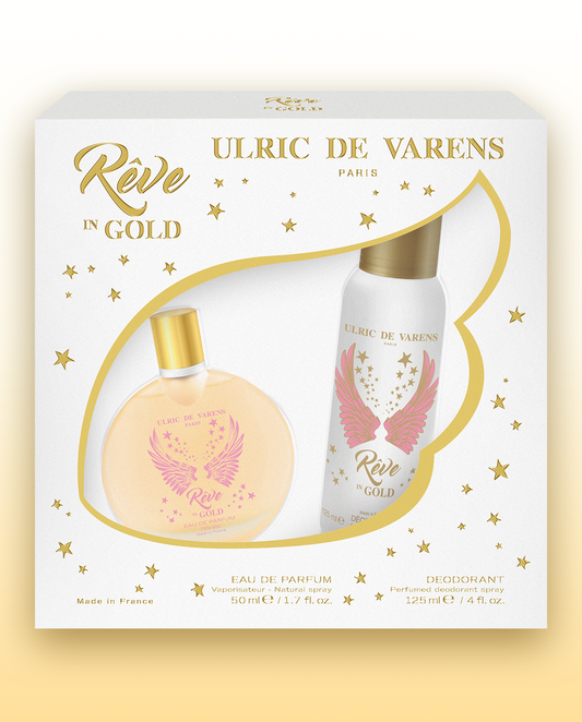 Ulric de Varens Rêve In Gold Coffret Coffret Perfume Femme Boisé Floral Fruité Rêve
