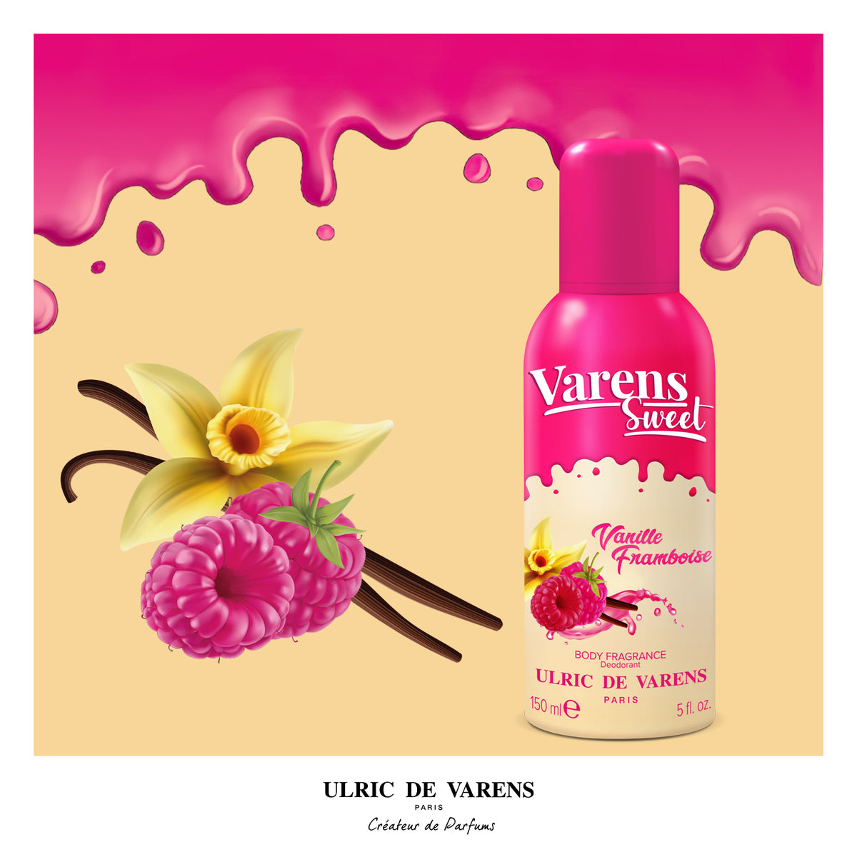Varens Sweet Vanille Framboise Body Fragrance